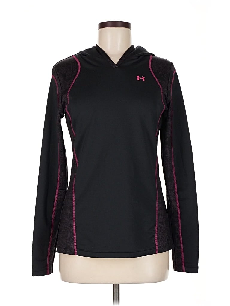Pre-owned Under Armour Pullover Hoodie In Black