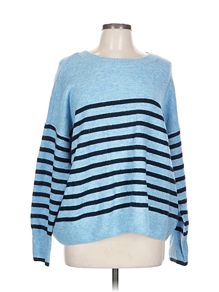Pre-owned Vince Camuto Pullover Sweater In Blue