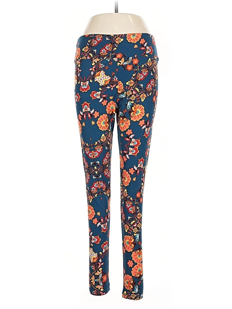 Pre-owned Lularoe Active Pants In Blue