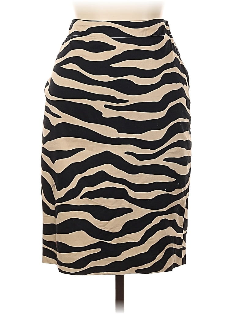 Pre-owned Jones New York Signature Casual Skirt In Brown