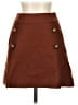 Express Solid Brown Casual Skirt Size 00 - photo 1