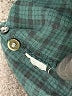 Madewell Plaid Green 3/4 Sleeve Blouse Size XS - photo 8