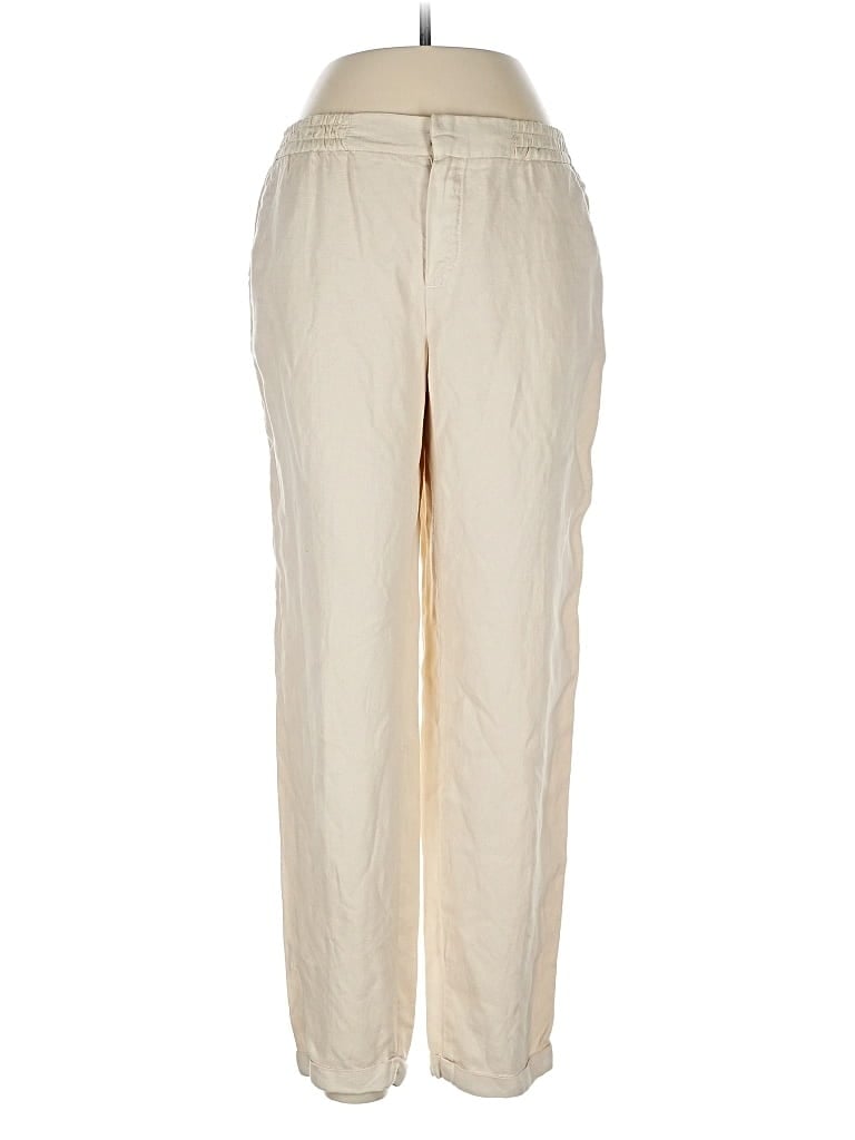 Pre-owned Massimo Dutti Casual Pants In White