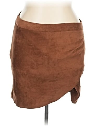 Olivia Grey Casual Skirt (view 1)