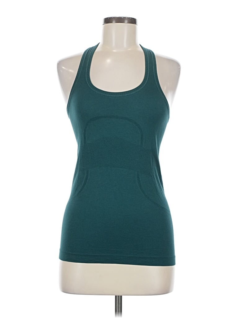 Pre-owned Lululemon Athletica Active Tank Top In Blue