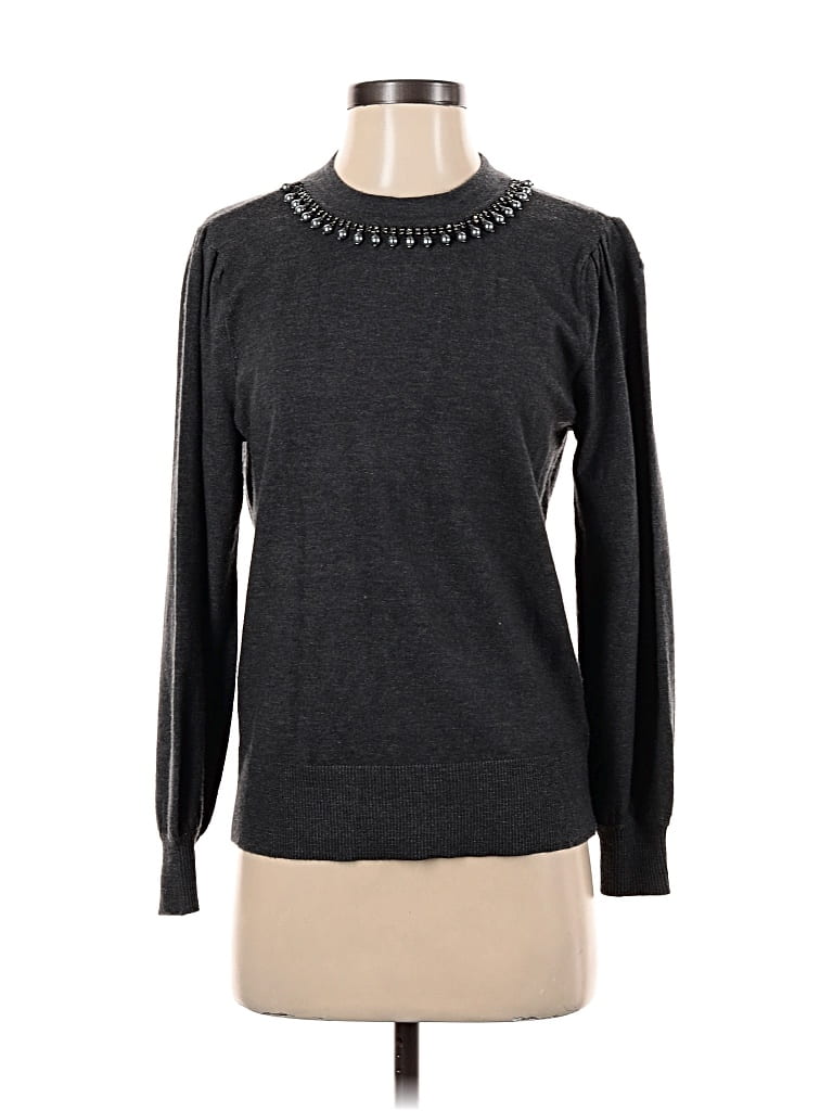 Pre-owned Liz Claiborne Pullover Sweater In Gray