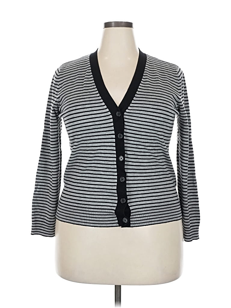 WORTHINGTON Pre-owned Cardigan Sweater In Black