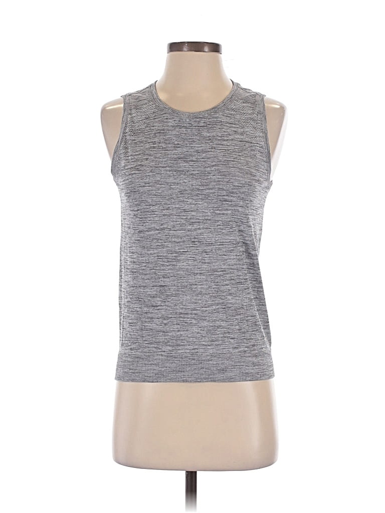 Pre-owned Athleta Sleeveless T-shirt In Gray