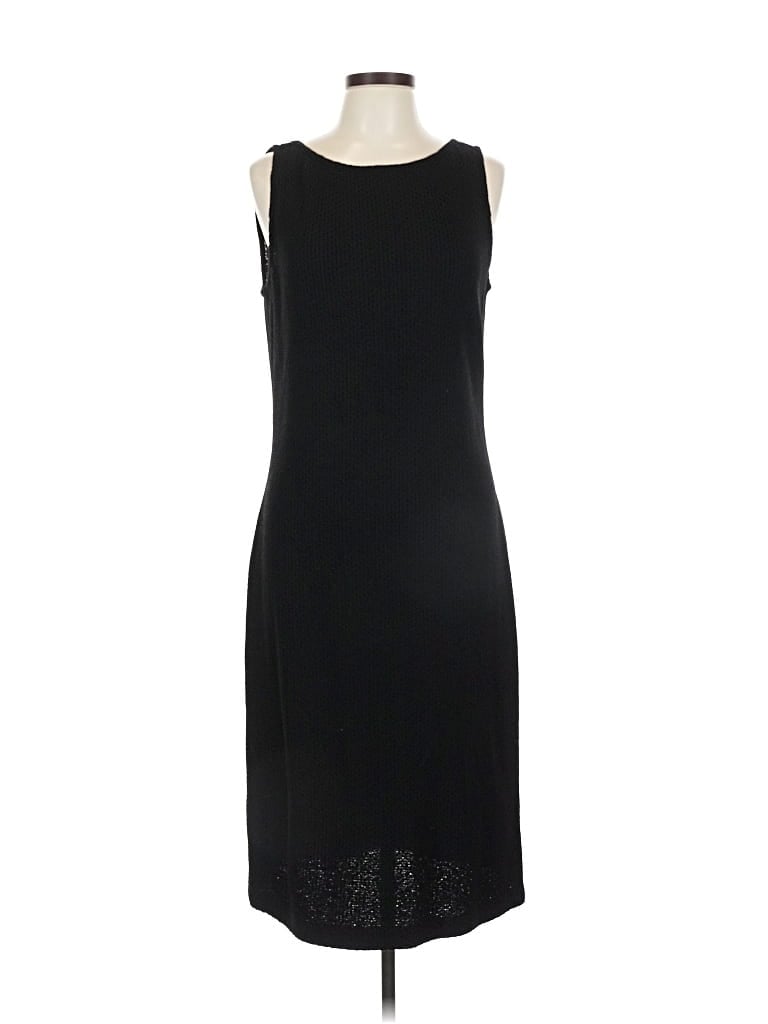 Pre-owned St John Cocktail Dress In Black