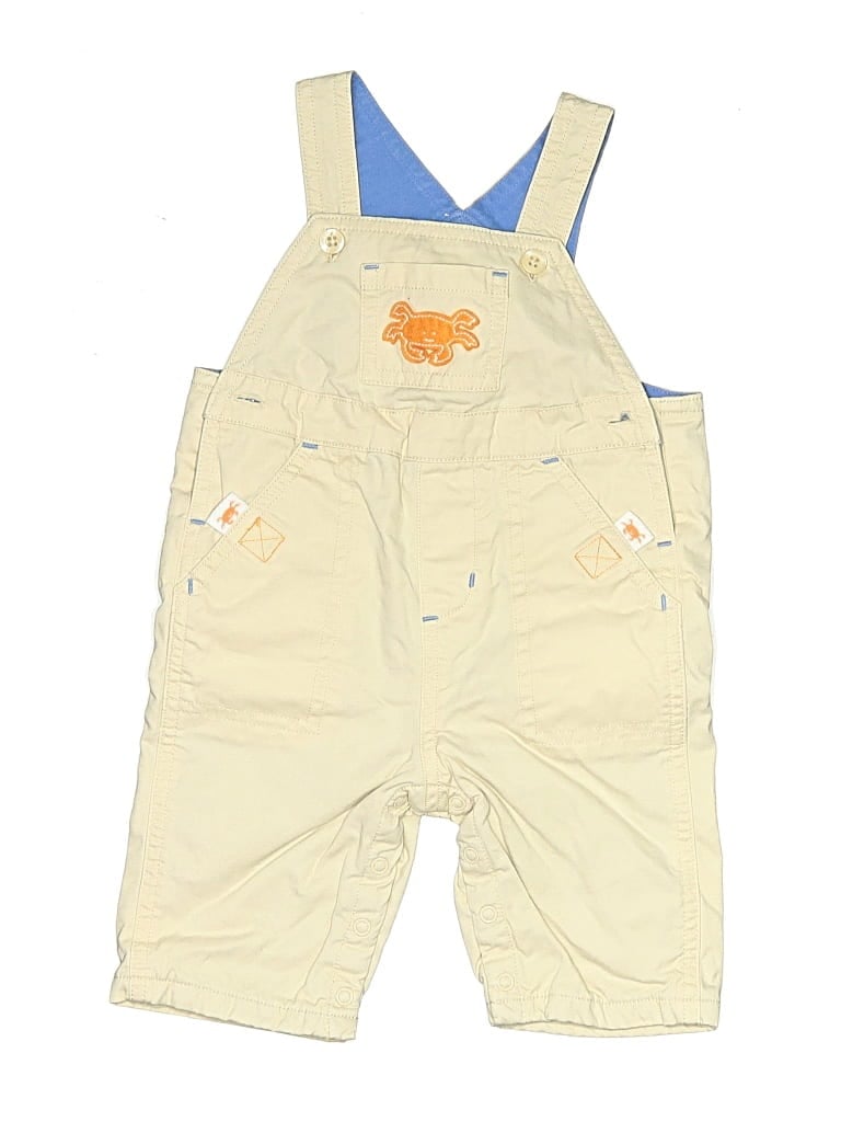 Pre-owned Janie And Jack Babies' Overalls In Yellow