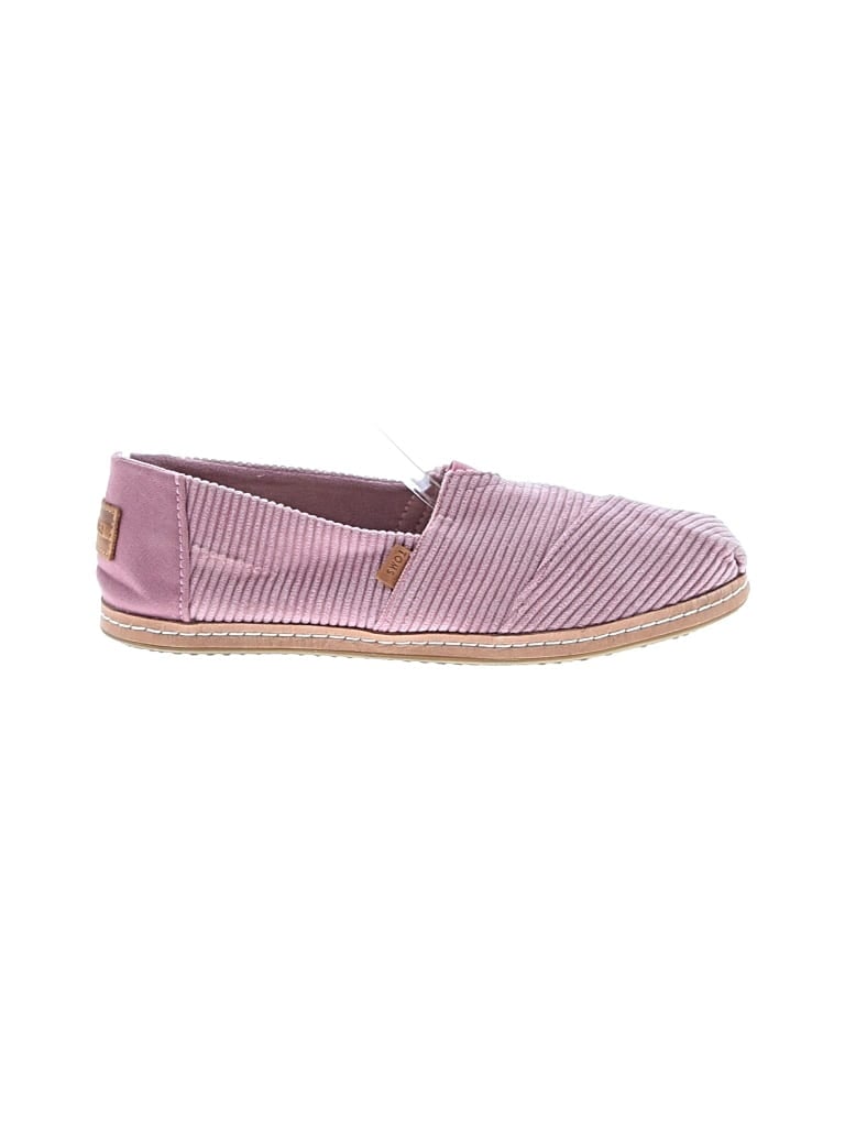 Pre-owned Toms Flats In Pink