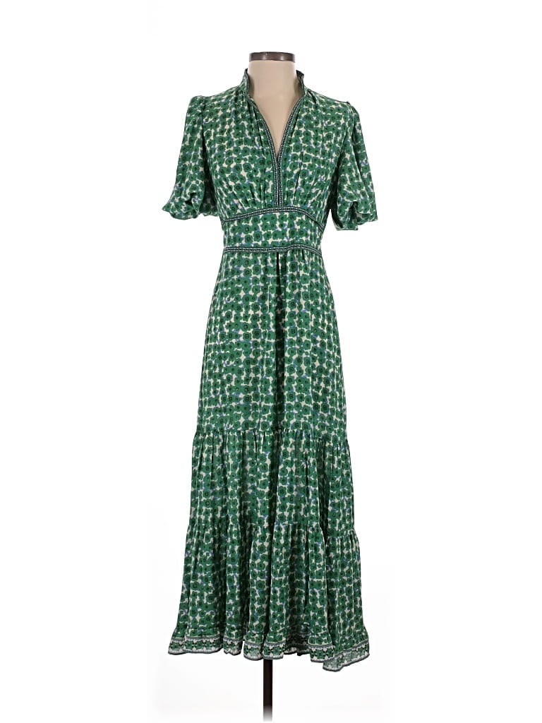 Pre-owned Max Studio Casual Dress In Green