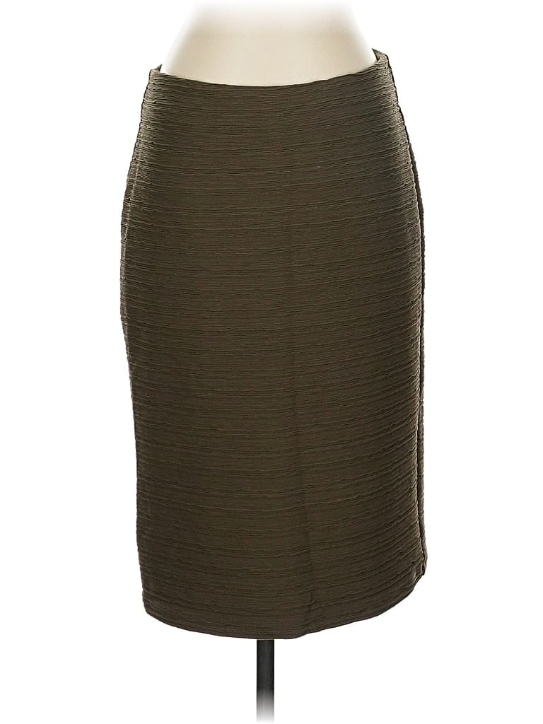 Pre-owned Doncaster Collection Formal Skirt In Brown