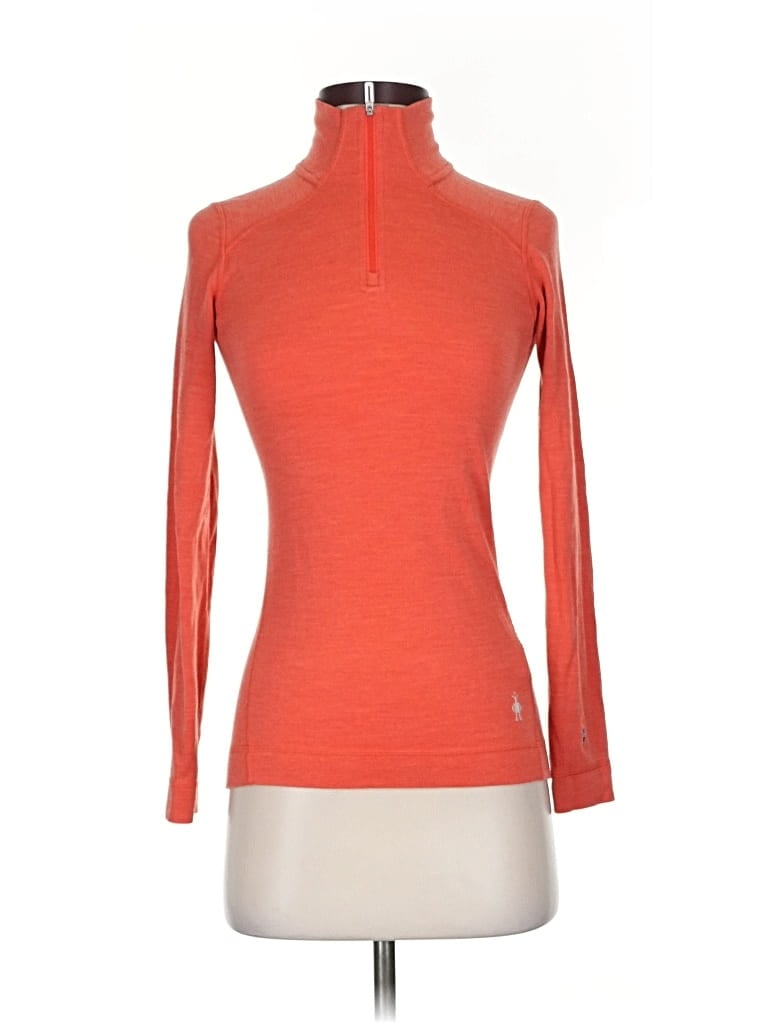 Pre-owned Smartwool Wool Pullover Sweater In Orange