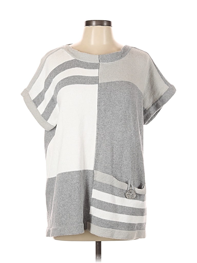 Pre-owned Pure Pullover Sweater In Gray