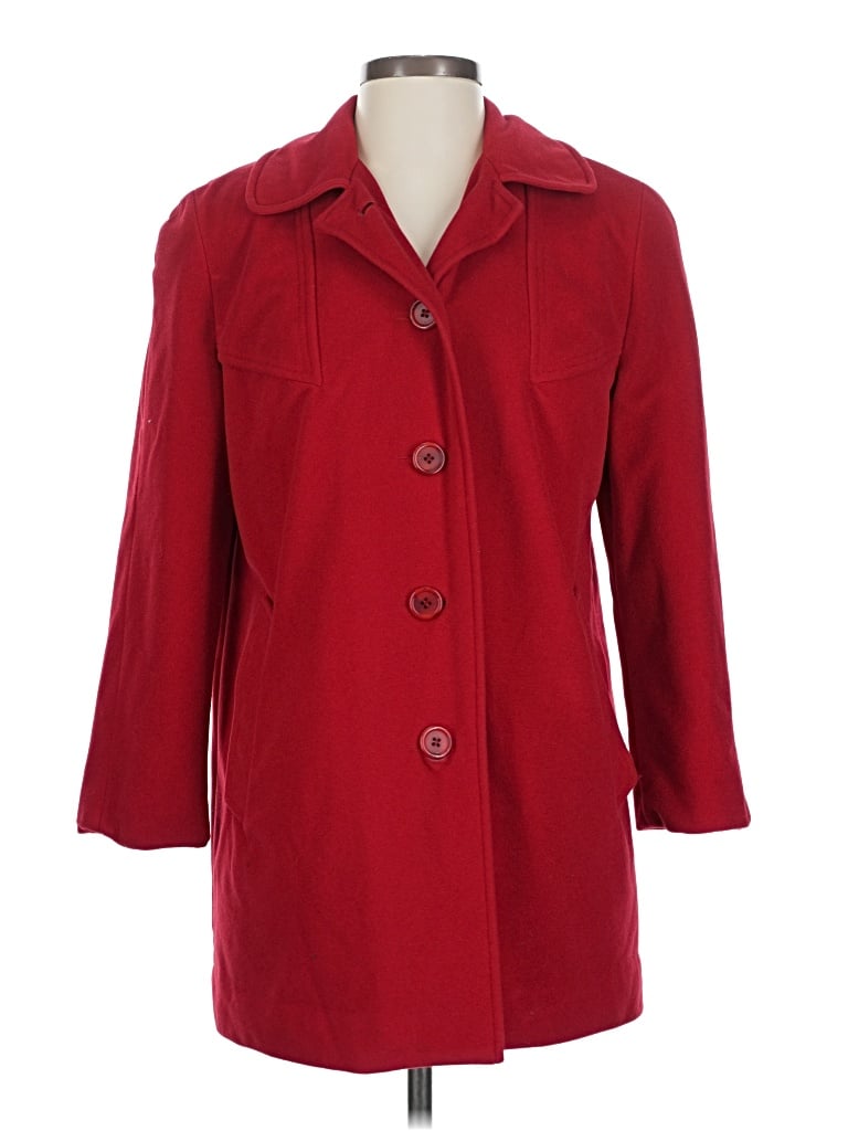 Pre-owned Assorted Brands Coat In Red