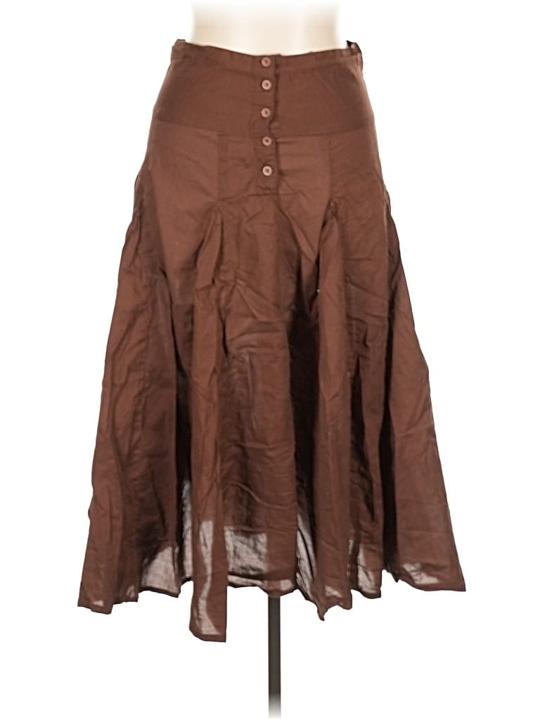 Pre-owned Unbranded Casual Skirt In Brown
