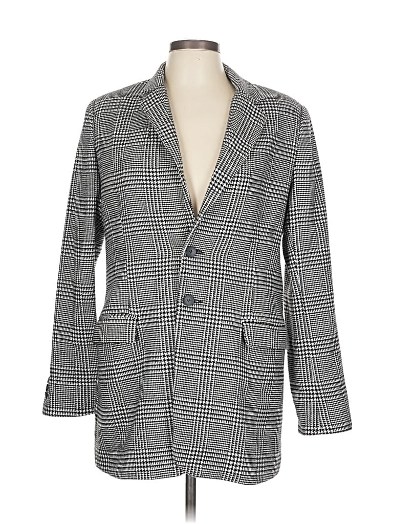 Pre-owned Current Elliott Blazer Jacket In Gray