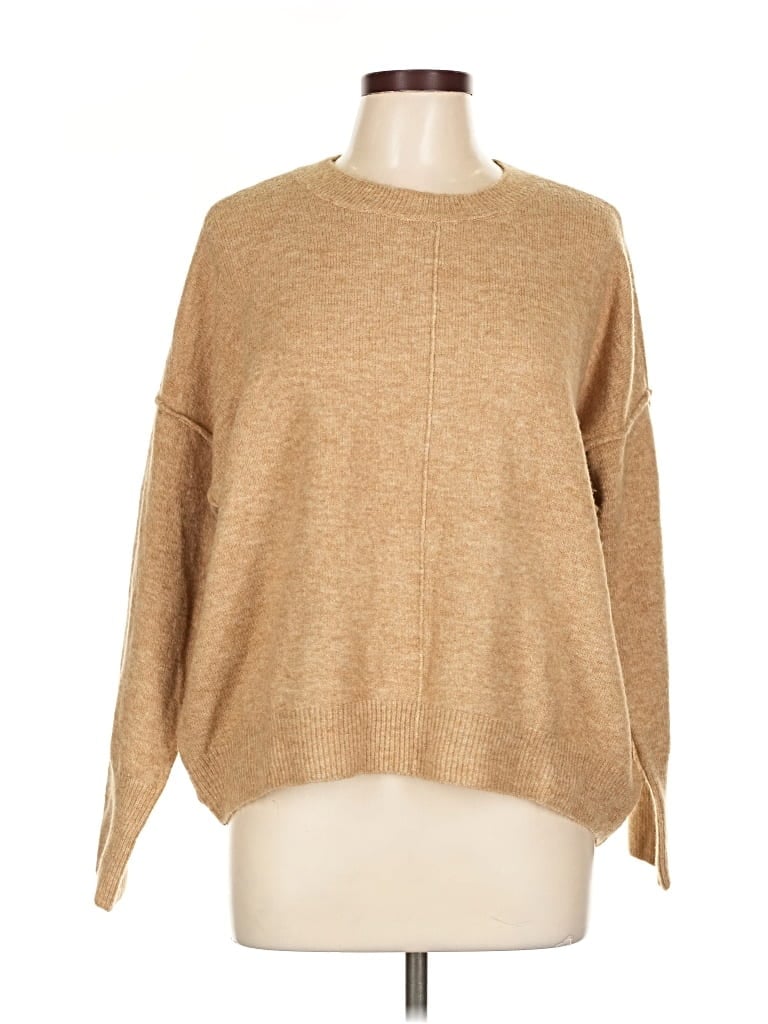 Pre-owned Vince Camuto Pullover Sweater In Brown