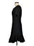 HD in Paris Solid Black Casual Dress Size 4 - photo 5