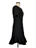 HD in Paris Solid Black Casual Dress Size 4 - photo 4