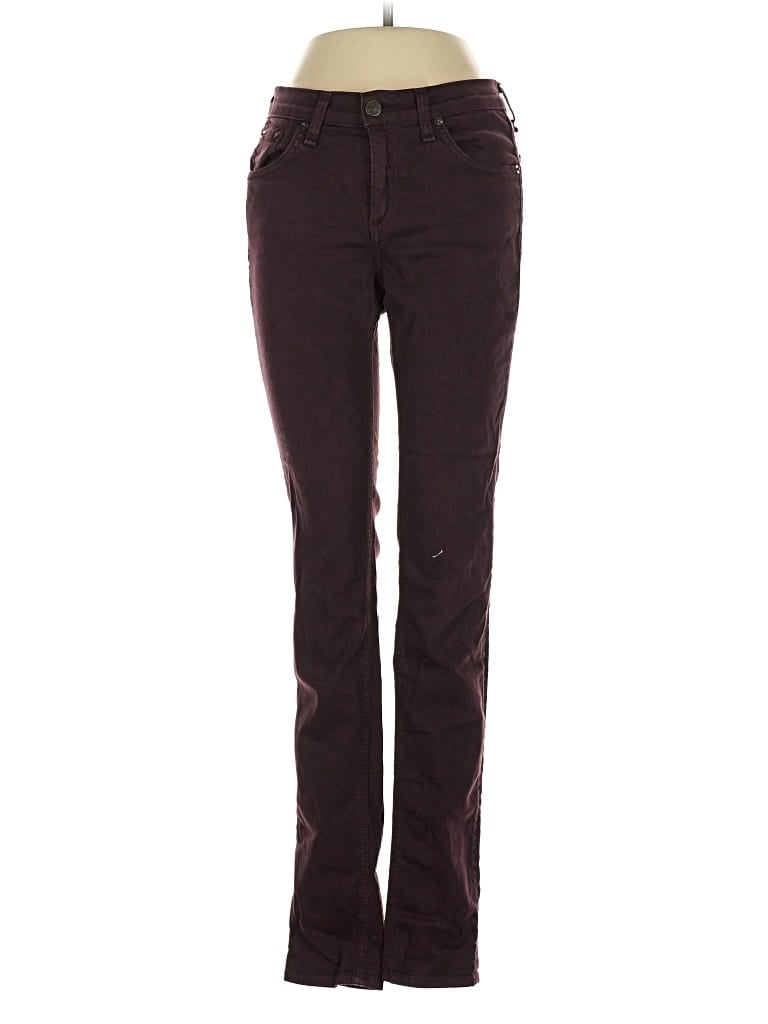 Pre-owned Rag & Bone Jeans In Burgundy