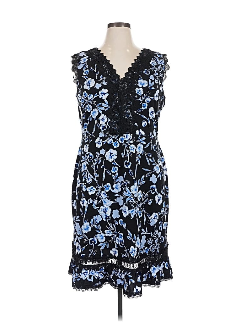 Pre-owned Karl Lagerfeld Cocktail Dress In Blue