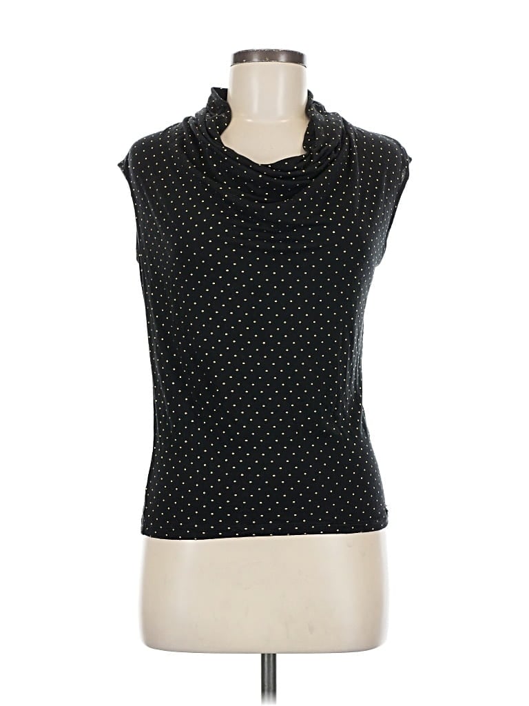 Pre-owned Michael Michael Kors Sleeveless Top Black Cowl Neck Tops