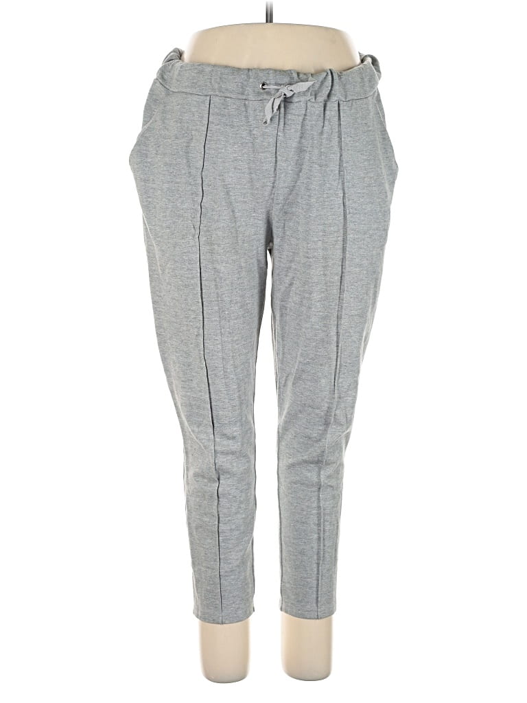 Pre-owned Calme Casual Pants In Gray