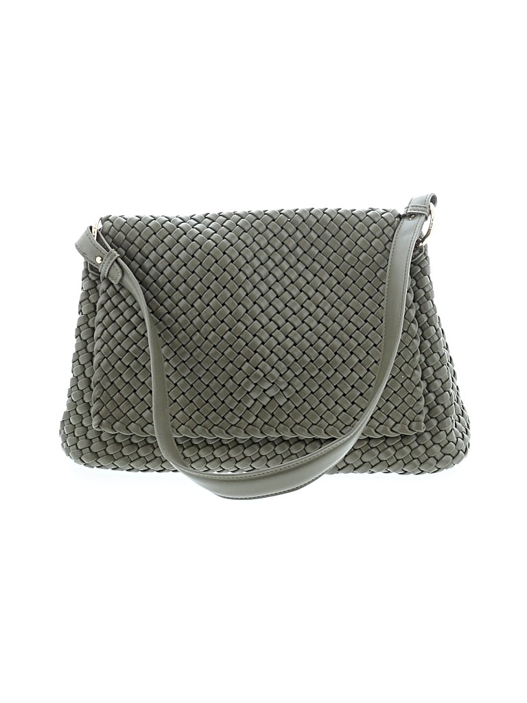 Pre-owned Melie Bianco Leather Shoulder Bag In Green