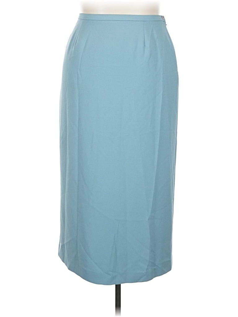 Pre-owned Karen Scott Formal Skirt In Blue