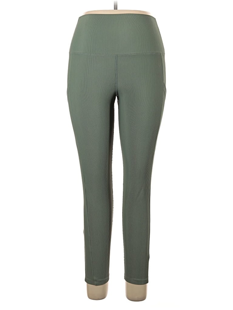 Pre-owned Assorted Brands Active Pants In Green