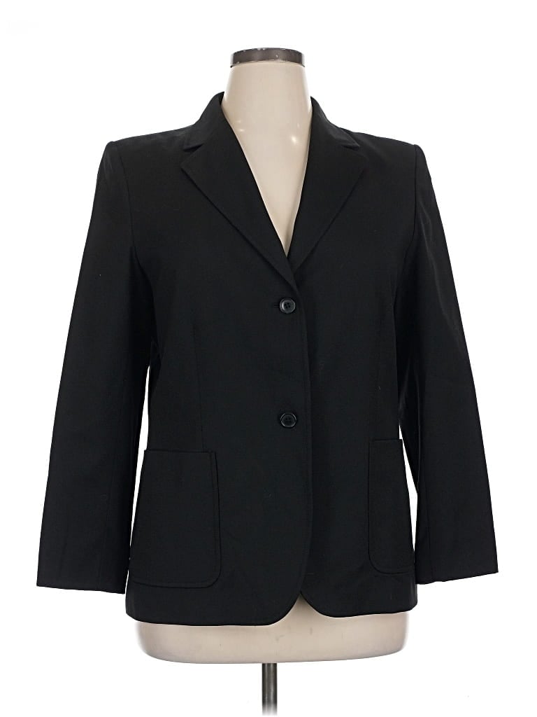 Pre-owned Brooks Brothers Wool Blazer Jacket In Black