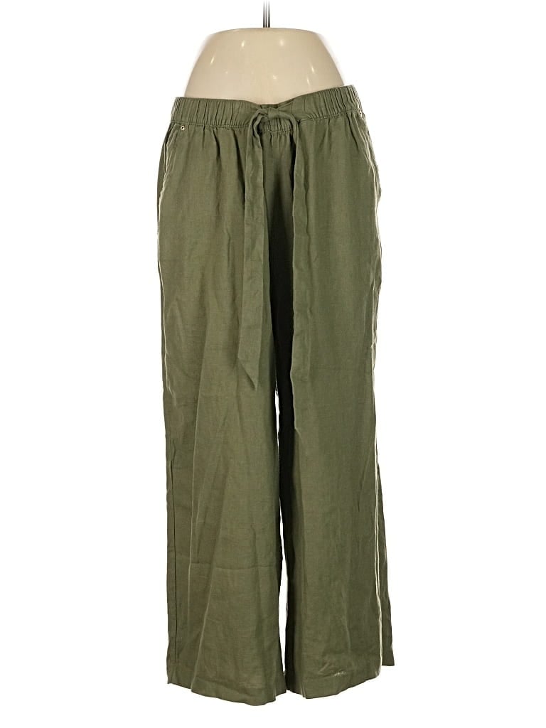 Pre-owned Michael Michael Kors Linen Pants In Green