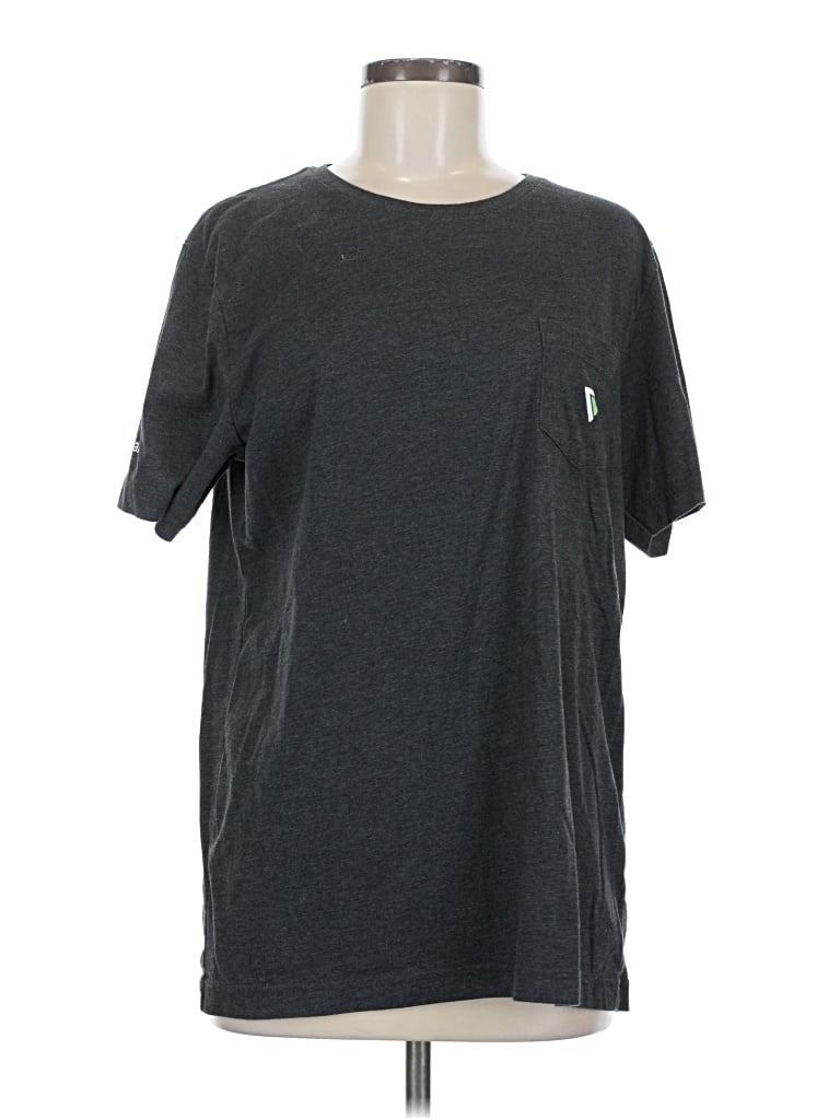 Pre-owned Unbranded Short Sleeve T-shirt In Gray