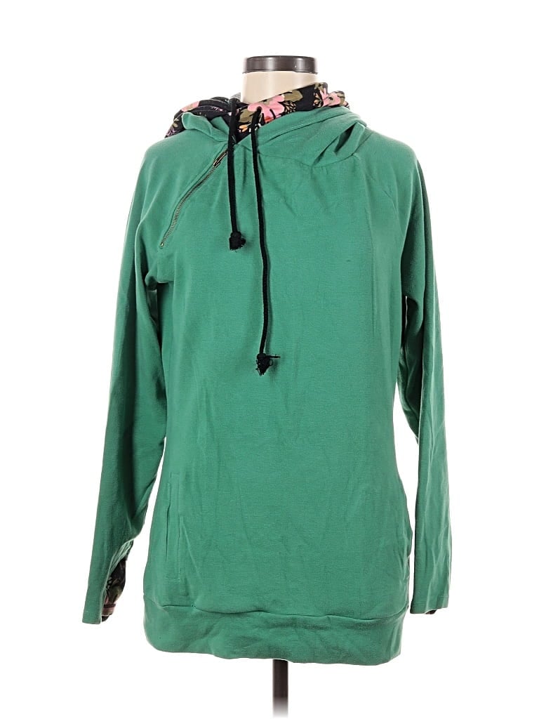 Pre-owned Ampersand Ave Pullover Hoodie In Green