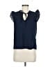 Daniel Rainn Blue Short Sleeve Top Size M - photo 1