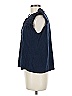 Daniel Rainn Blue Short Sleeve Top Size M - photo 5