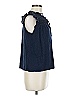 Daniel Rainn Blue Short Sleeve Top Size M - photo 4