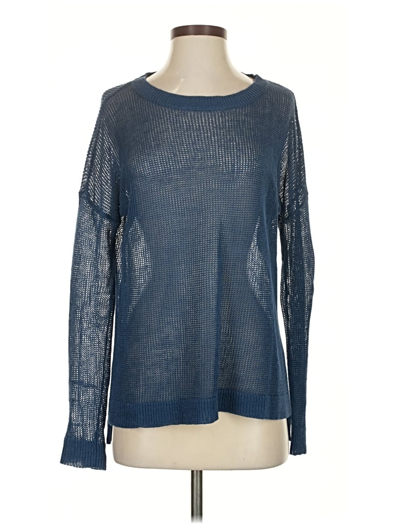 Pre-owned Eileen Fisher Pullover Sweater In Blue