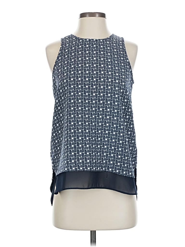 Pre-owned Gap Outlet Sleeveless Blouse In Blue