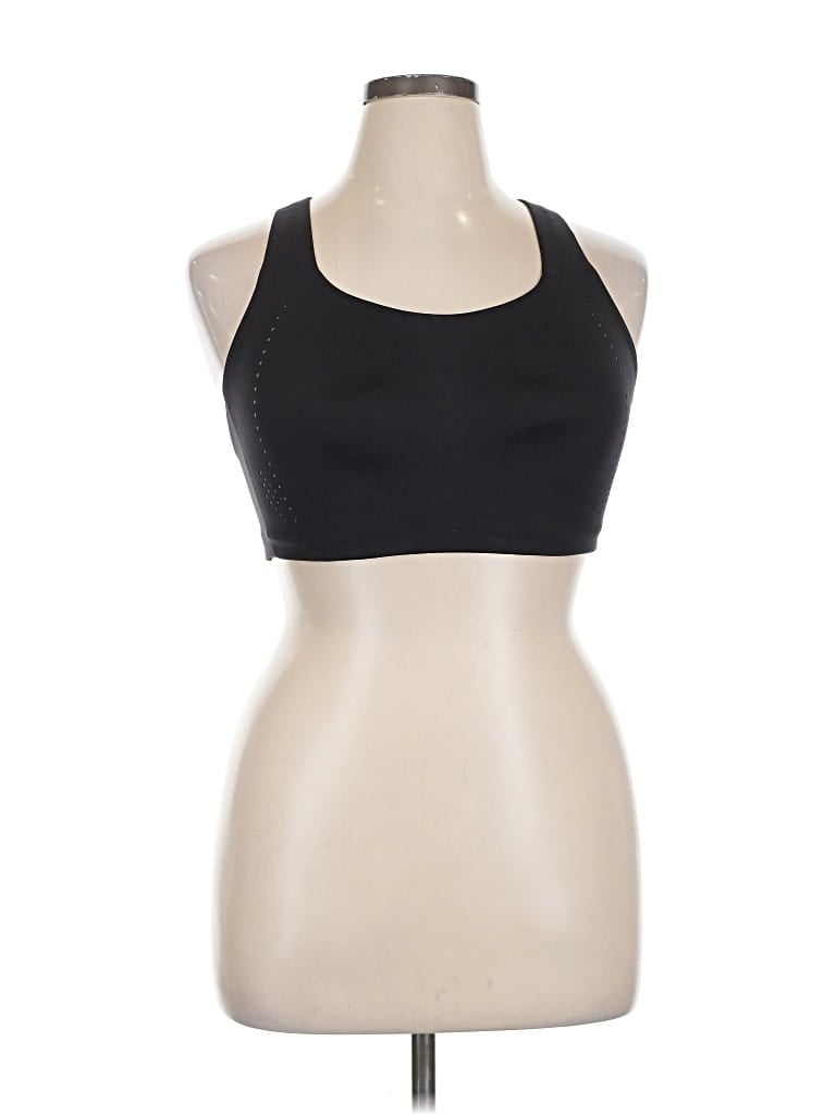 Pre-owned Lululemon Athletica Tank Top Black Halter Neckline Tops