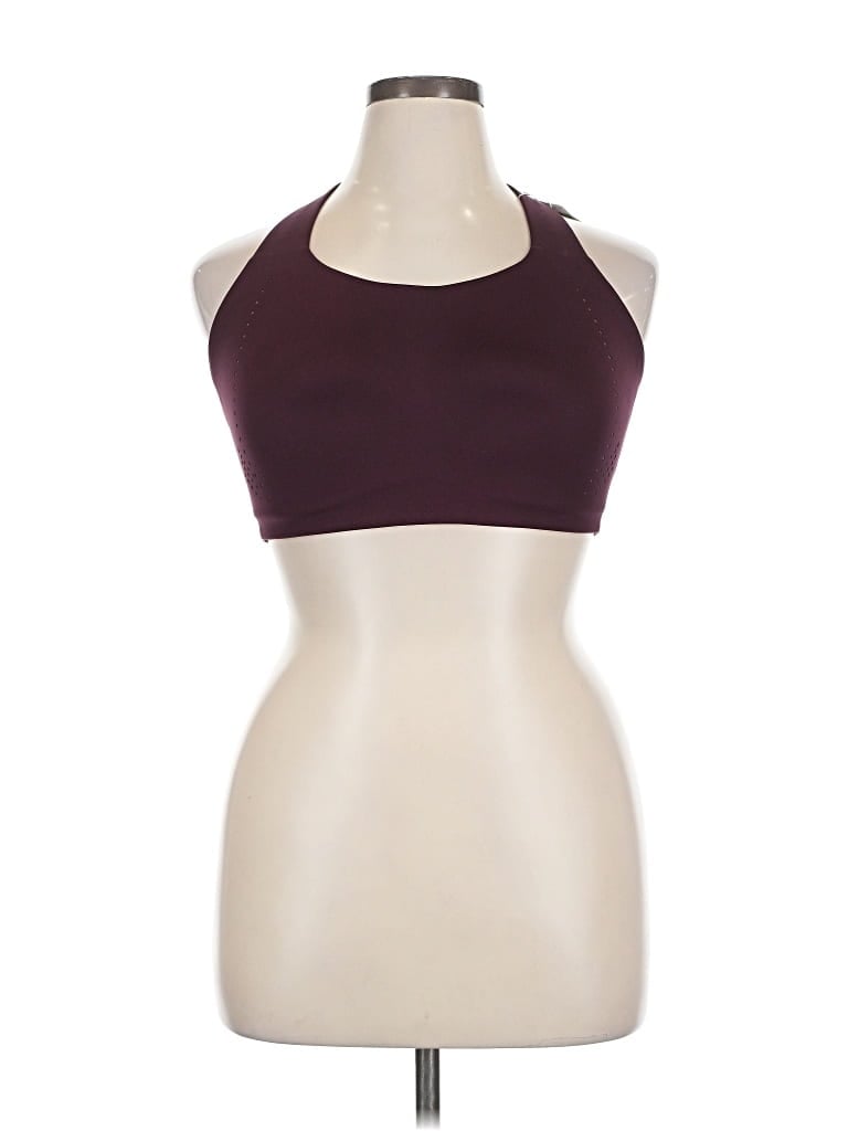 Lululemon Athletica Sports Bra In Burgundy
