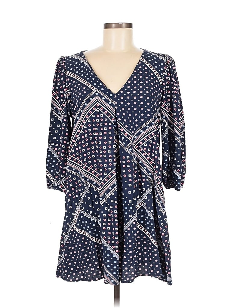 Pre-owned Ann Taylor Loft Casual Dress In Blue