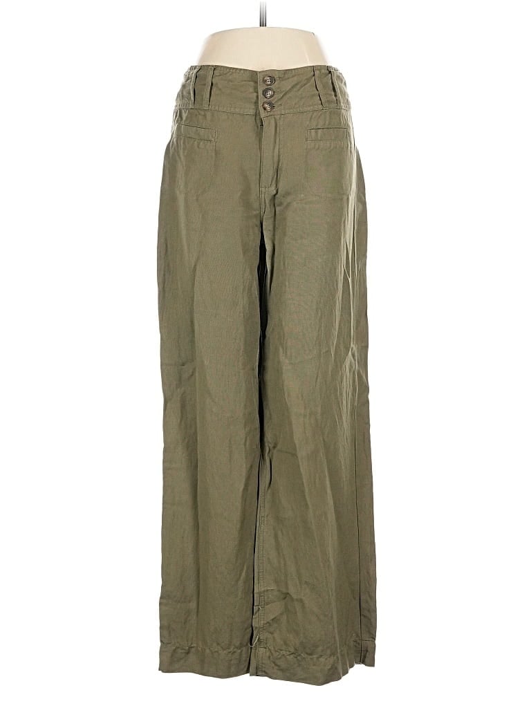 Pre-owned Tribal Jeans Linen Pants In Green