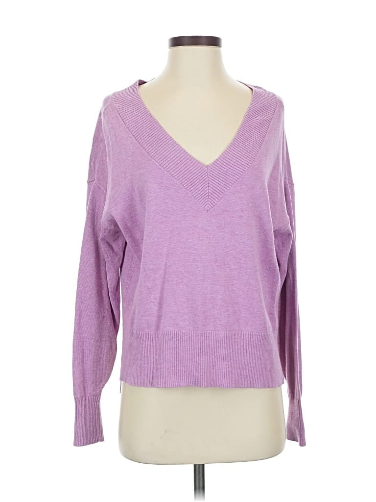 Pre-owned Cabi Pullover Sweater In Purple