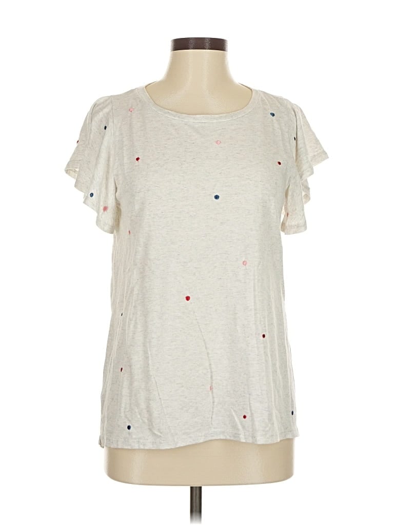 Pre-owned T.la Short Sleeve T-shirt In Gray