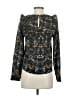 Momni 100% Polyester Green Long Sleeve Blouse Size XS - photo 2