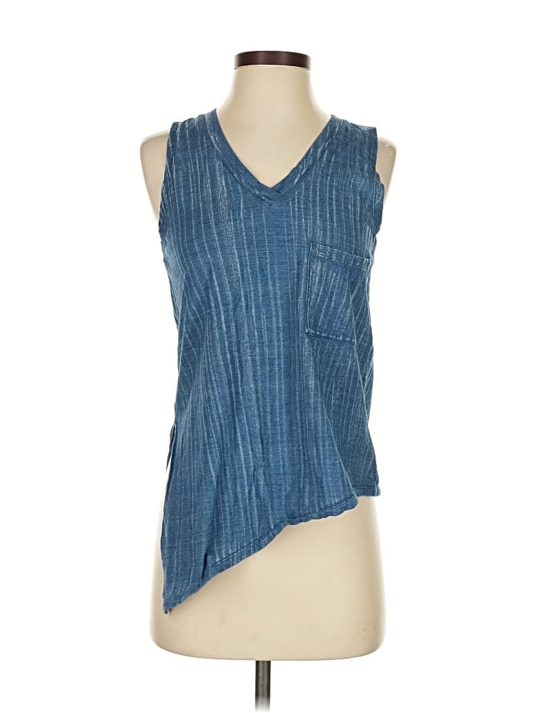Pre-owned Cloth & Stone Sleeveless T-shirt In Blue