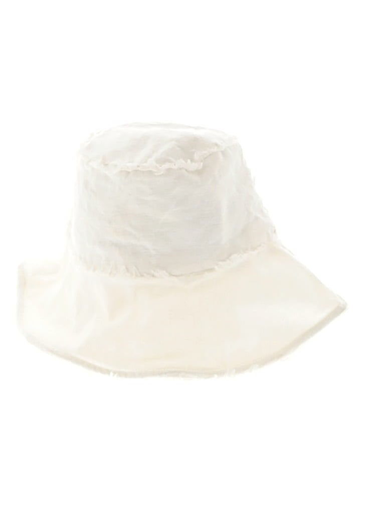Pre-owned Dissh Sun Hat In White